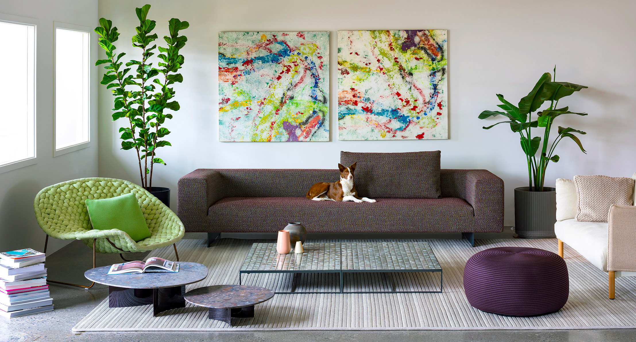 Paola Lenti in the Idaho Mountains
