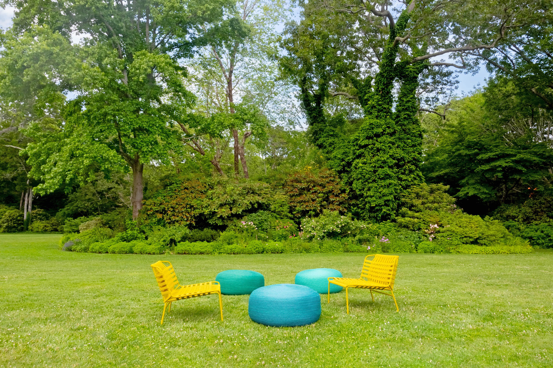 Paola Lenti outdoor collections in the Hamptons